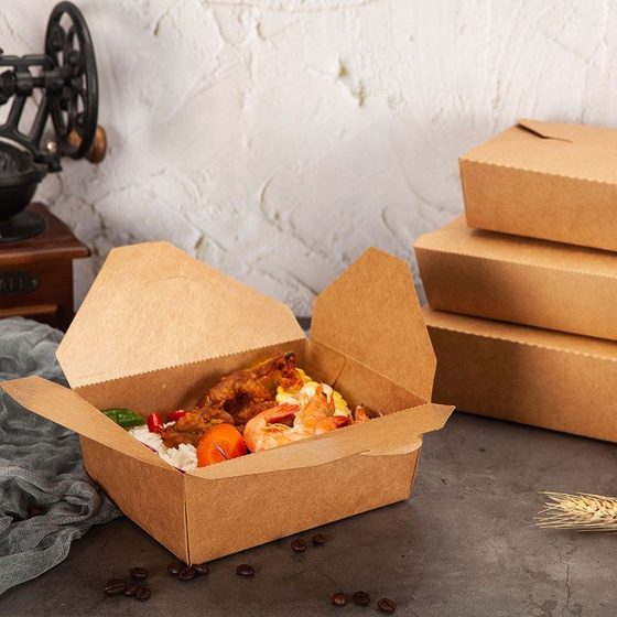 Printed mono carton meal boxes