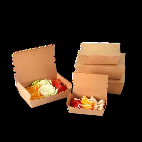 Kraft paper tubs and meal boxes