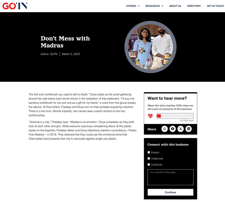 GoIN — Don't Mess with Madras